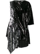 Marques'almeida Draped Sequin Blouse - Black