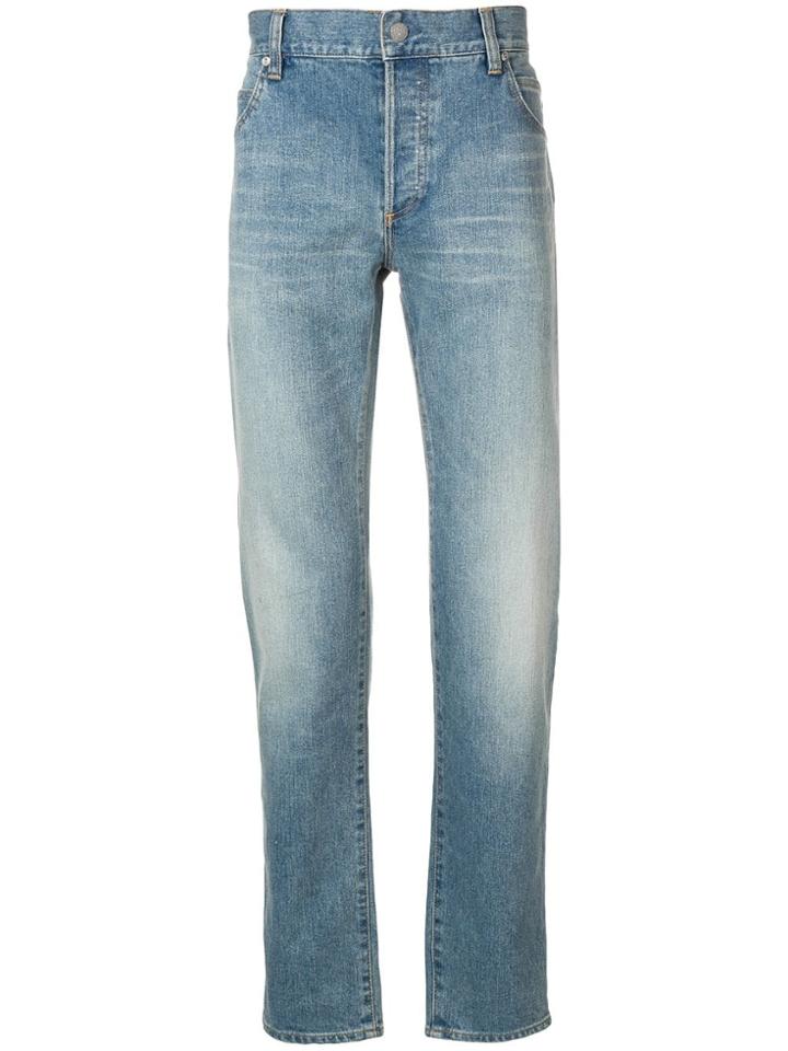 Balmain Classic Straight-cut Jeans - Blue