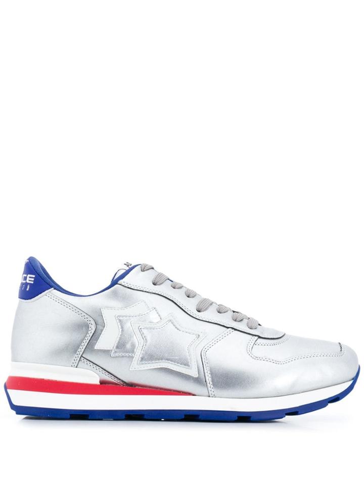 Atlantic Stars Antares Metallic Sneakers - Silver
