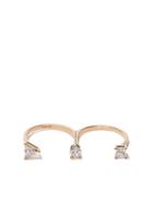 Delfina Delettrez 18kt Rose Gold Triple Diamond Ring - Unavailable