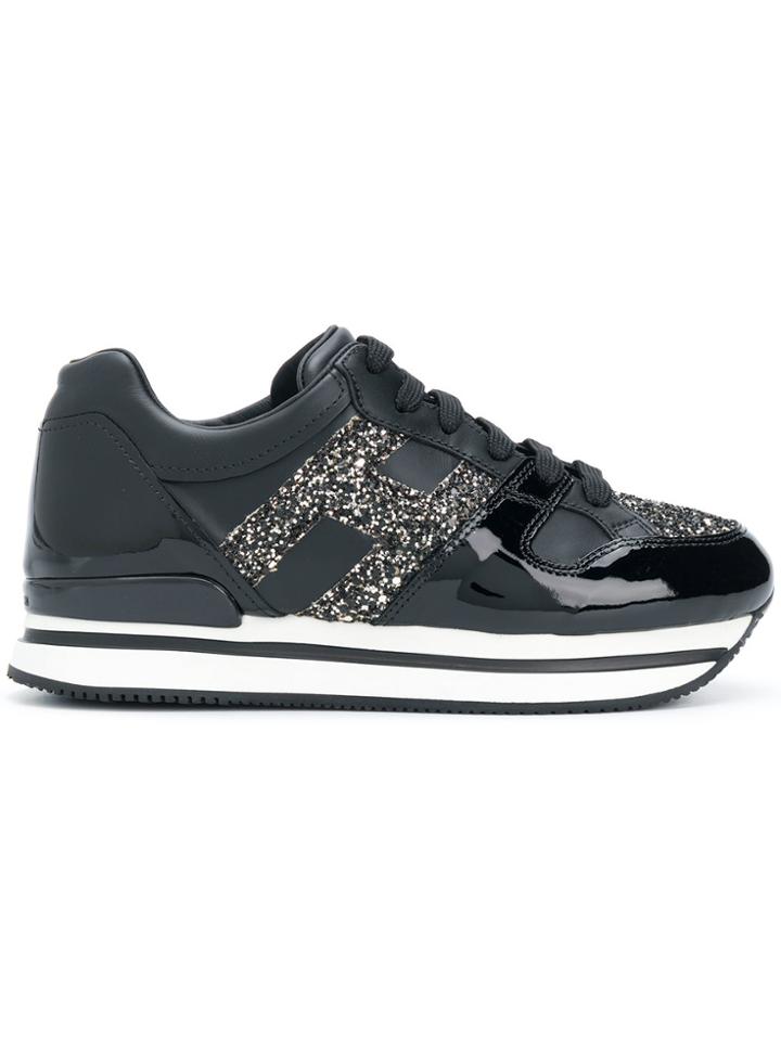Hogan Flatforme Low-top Sneakers - Black