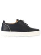 Giuseppe Zanotti Design Zip Detail Slip-on Sneakers - Blue
