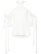 Ellery Merthiolate Halter Neck Top - White