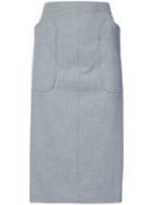 Zero + Maria Cornejo Eda Pencil Skirt - Grey