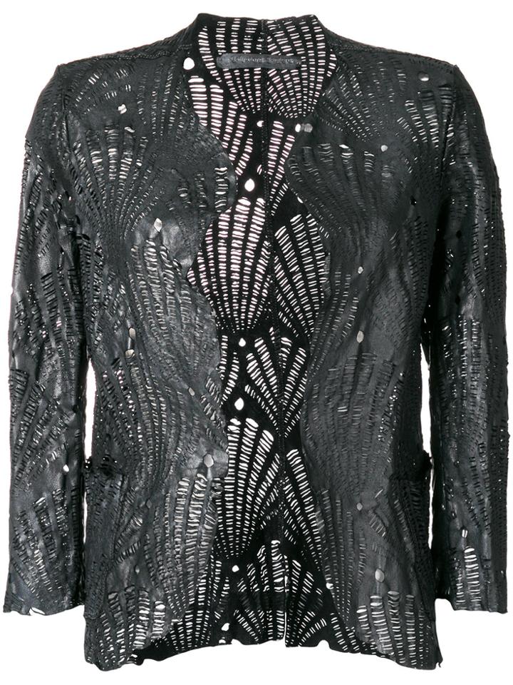 Salvatore Santoro Textured Jacket - Black