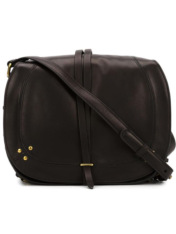 Jérôme Dreyfuss Nestor Crossbody Bag, Women's, Black, Cotton/lamb Skin/brass