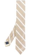 Fashion Clinic Timeless Striped Tie - Nude & Neutrals