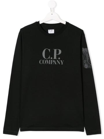 Cp Company Kids Cp Company Kids 05ckts033003568w392 Black Natural