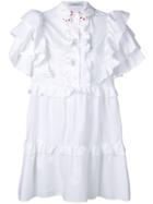 Vivetta Embroidered Hand Collar Shi - White