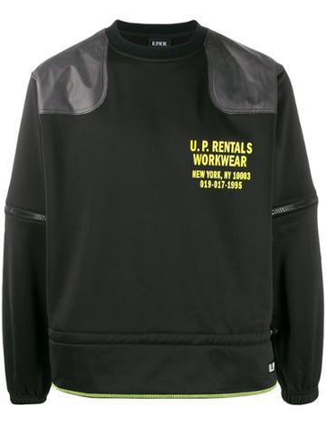 U.p.w.w. Zip-off Sleeve Sweatshirt - Black