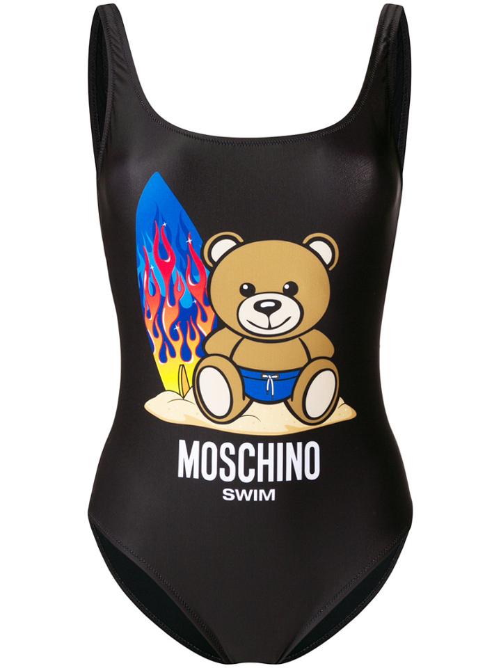 Moschino Teddy Swimsuit - Black