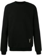 Rick Owens Drkshdw Branded Sweatshirt, Men's, Size: Small, Black, Cotton