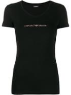 Emporio Armani Logo Stud T-shirt - Black