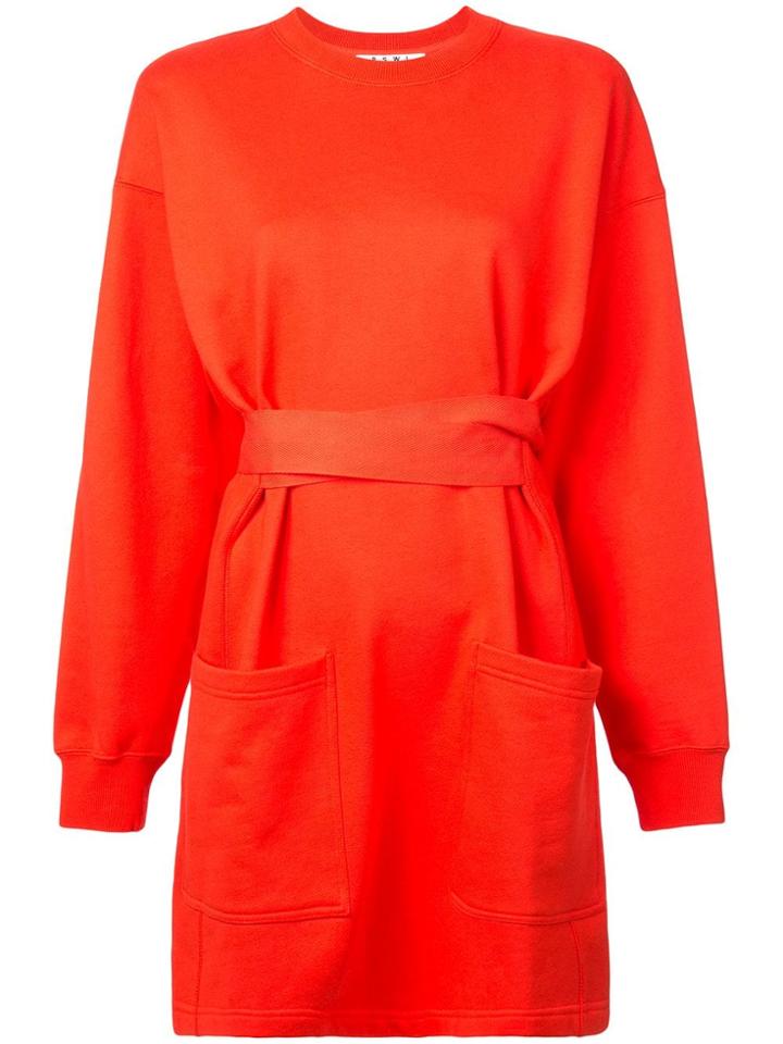 Proenza Schouler Tied Sweater Dress - Red