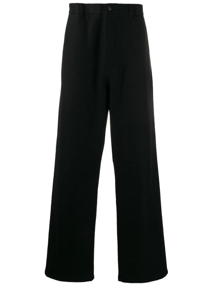 Maison Margiela Wide Leg Formal Trousers - Black