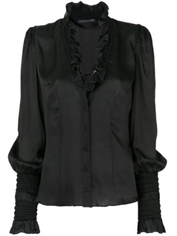 Alexander Mcqueen Pre-owned Silk Blouse - Black