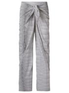 Amir Slama Printed Trousers, Women's, Size: P, Black, Elastodiene