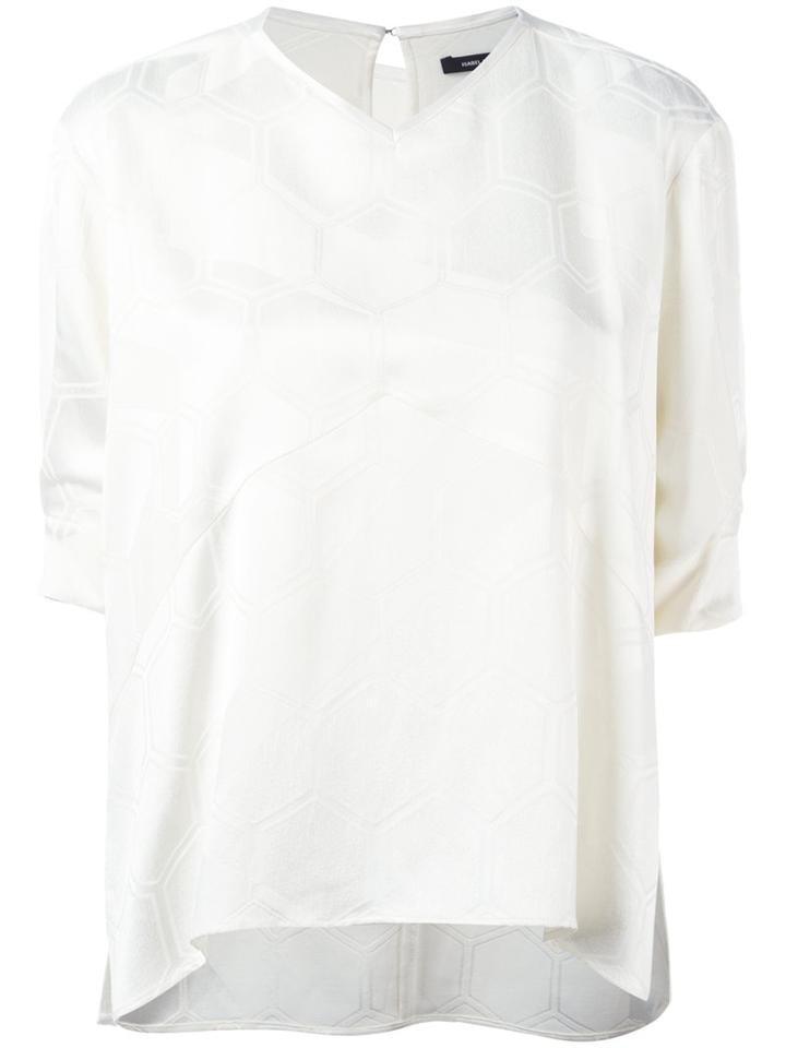 Isabel Marant - Silway Top - Women - Cotton/ramie/viscose - 42, Nude/neutrals, Cotton/ramie/viscose