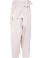 Giuliana Romanno Tie Fastening Trousers - Nude & Neutrals