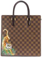 Louis Vuitton Vintage Tiger Print Monogram Tote - Brown