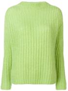 Marni Ribbed Knit Sweater - Green