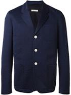 Marni Jacquard Blazer, Men's, Size: 44, Blue, Polyester/nylon/cotton