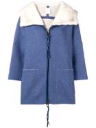 Agnona Loose Fitted Coat - Blue