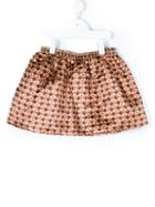 Au Jour Le Jour Kids Monkey Print Skirt, Girl's, Size: 6 Yrs, Brown