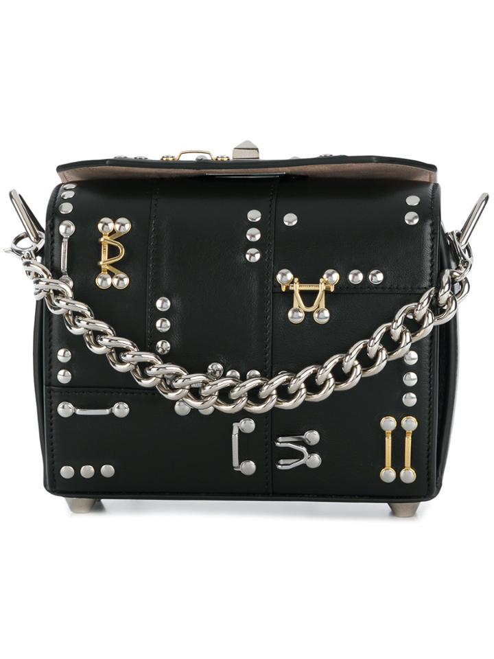 Alexander Mcqueen 19 Box Bag - Black