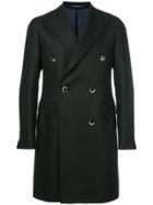 Dinner Double Breasted Coat - Black