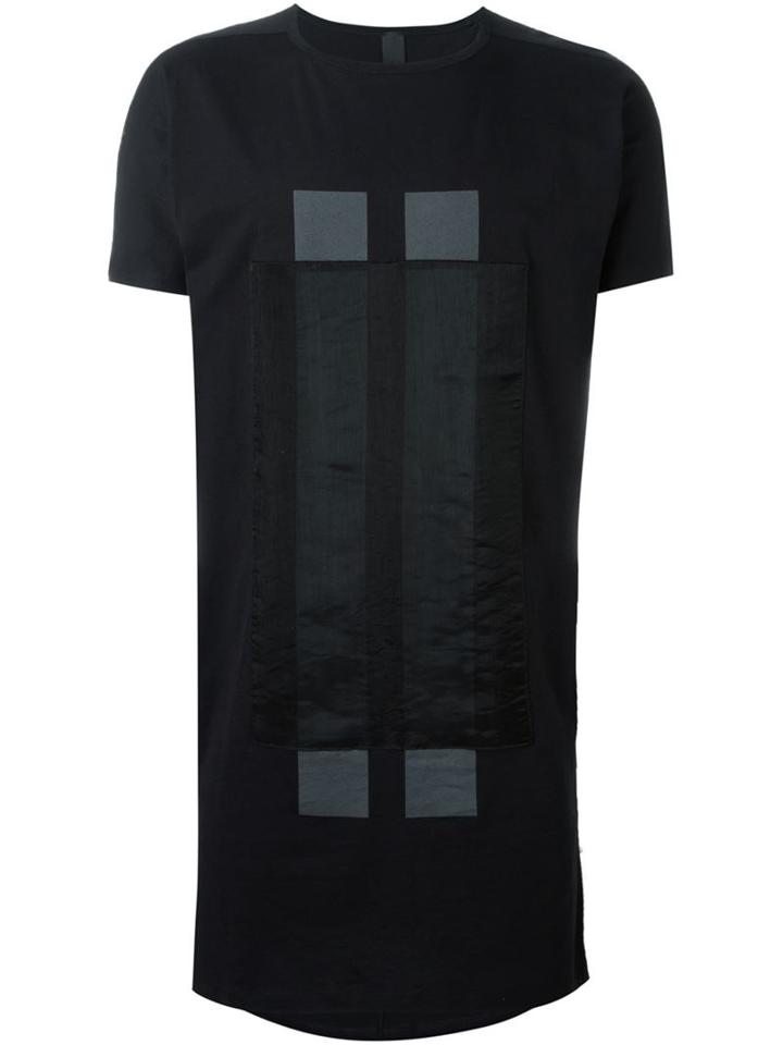 Odeur Front Detail T-shirt, Adult Unisex, Size: M, Black, Cotton