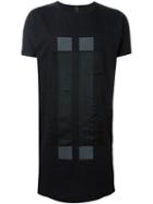 Odeur Front Detail T-shirt, Adult Unisex, Size: M, Black, Cotton