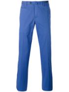 Pt01 Tailored Trousers, Men's, Size: 50, Blue, Cotton/spandex/elastane