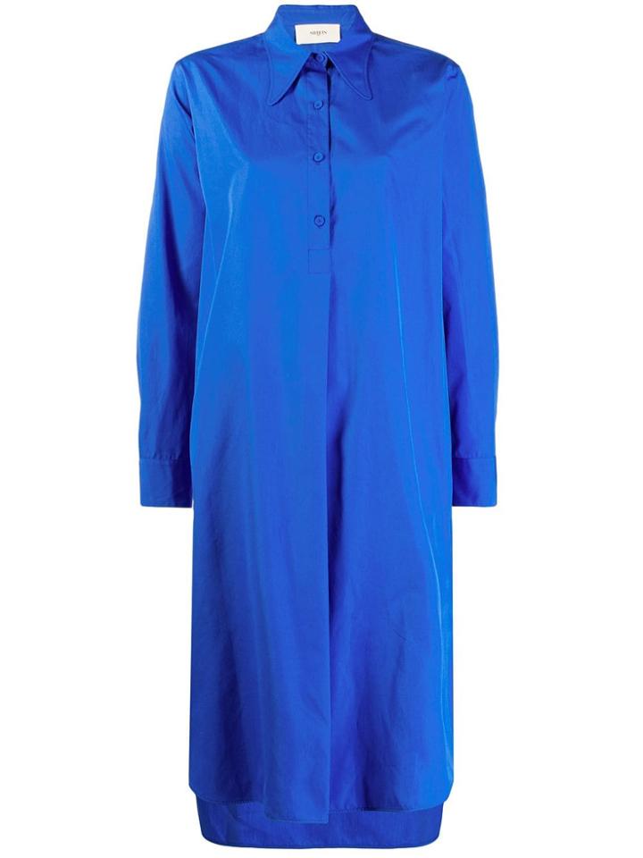 Ports 1961 Oversized Shirt Dress - Blue