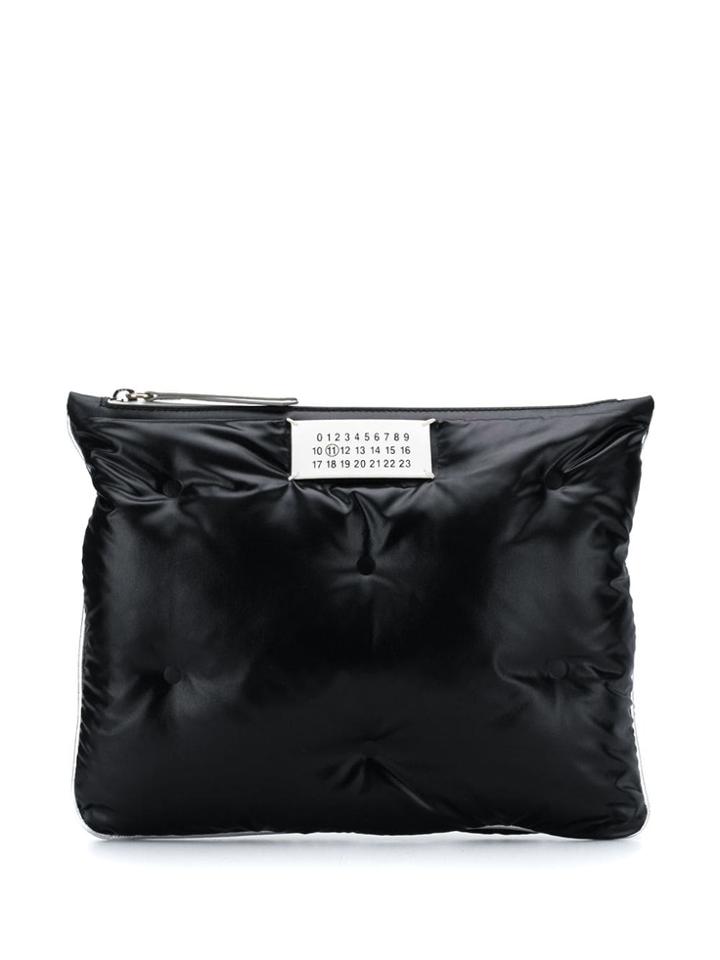 Maison Margiela Quilted Clutch Bag - Black