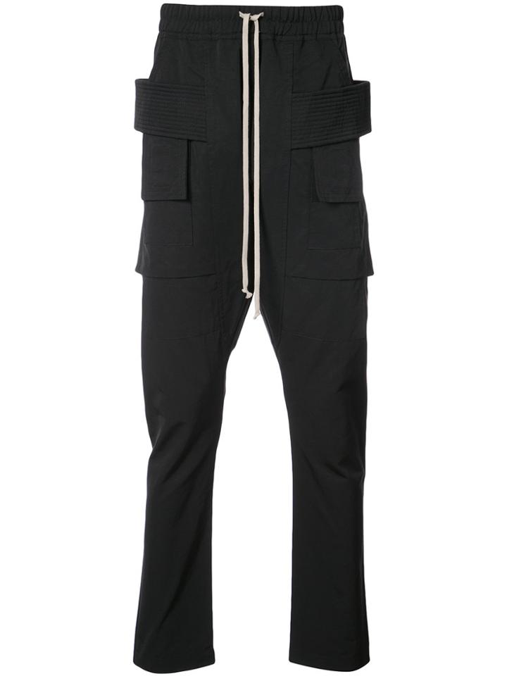 Rick Owens Drkshdw Creatch Cargo Pants - Black