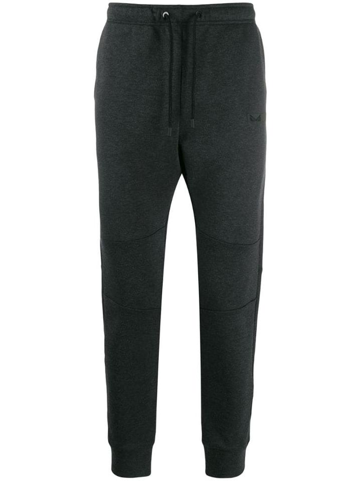 Fendi Panelled Tapered Track Trousers - Grey