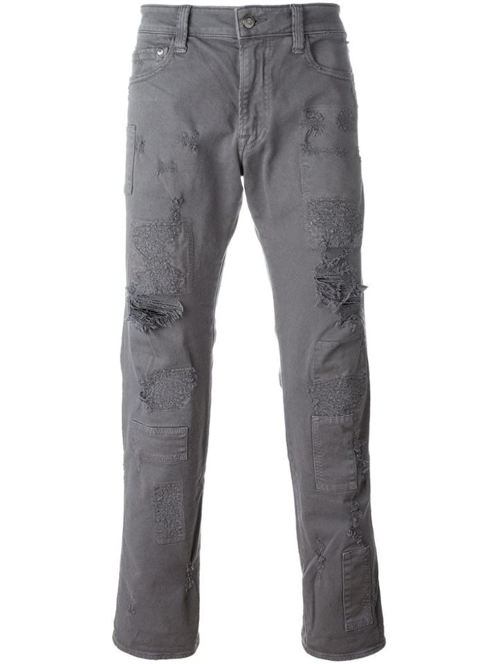 Htc Los Angeles Distressed 'so Cal' Jeans - Grey