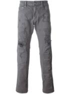 Htc Los Angeles Distressed 'so Cal' Jeans - Grey