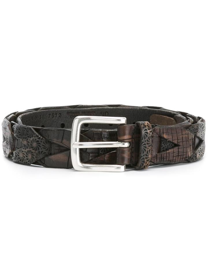 Orciani Woven Buckle Belt