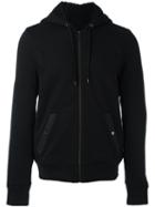 Michael Kors Zipped Hoodie, Men's, Size: Large, Black, Cotton/polyester