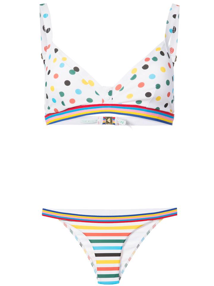 Rye Striped Polka Dot Bikini - Multicolour
