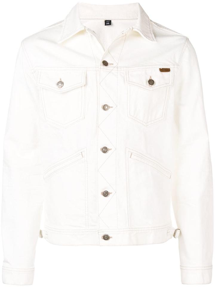 Tom Ford Icon Corduroy Denim Jacket - White