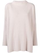 Lorena Antoniazzi Ribbed Knit Sweater - Nude & Neutrals