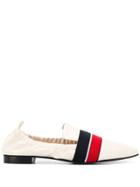 Bally Trainspotting Stripe Loafers - Neutrals