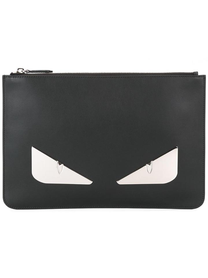 Fendi Bag Bugs Clutch - Black