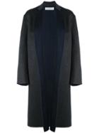 Victoria Beckham - Cocoon Coat - Women - Cotton/polyester/cashmere/wool - 6, Grey, Cotton/polyester/cashmere/wool