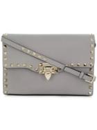 Valentino Valentino Garavani Small Rockstud Cross Body Bag - Grey