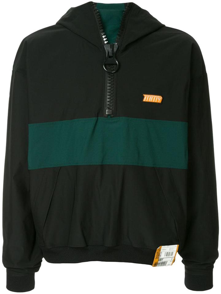 Maison Mihara Yasuhiro Zipped Collar Jumper - Black