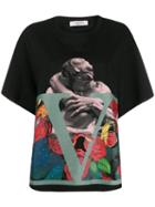 Valentino Kiss Vring T-shirt - Black